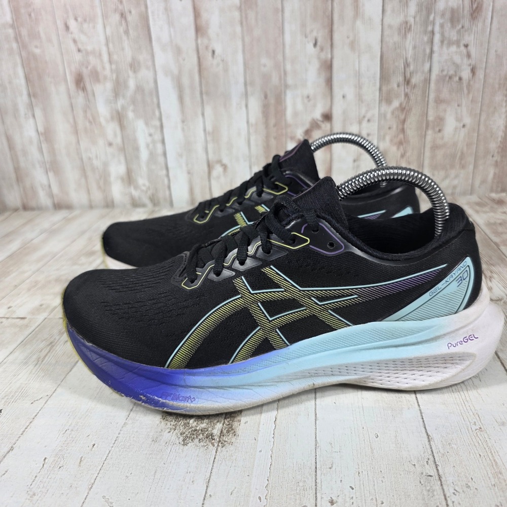ASICS Gel-Kayano 30 Womens Running Shoes Black Multi Color 1012B357 Size 9 - Picture 4 of 8